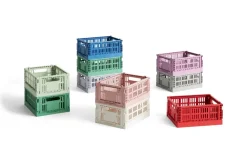 HAY Colour Crate Mini 2-pack 13x17 cm, Lavender< Opbergmanden