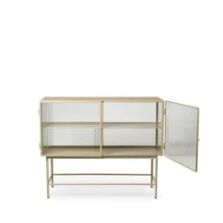Ferm Living Haze sideboard, cashmere, golvend glas< Ladekasten & Dressoirs