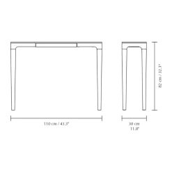 Umage Heart'n'Soul console tafel 120 cm, Eik-cloud grey< Ladekasten & Dressoirs