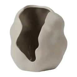 Broste Copenhagen Hekla Hurricane windlicht, Dove grey, Ø16 cm< Kaarsenhouders & Kaarsenborden