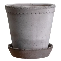 Bergs Potter Helena pot Ø18 cm, Grijs< Bloempotten