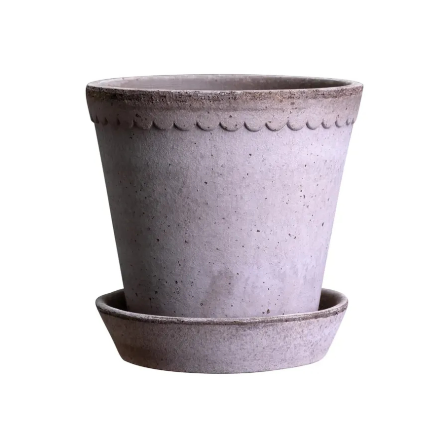 Bergs Potter Helena pot Ø14 cm, Grijs< Bloempotten