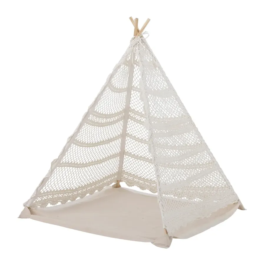 Bloomingville Herle speeltent 100 cm, Nature< Kinderkamer Interieuraccessoires|Kinderkamer Interieuraccessoires