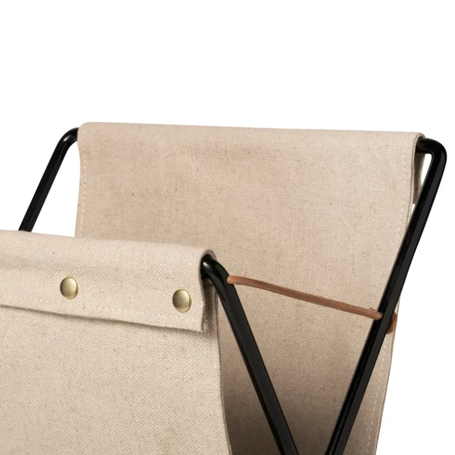 Ferm Living Herman tijdschriftenstandaard, zwart< Tijdschriftenrekken