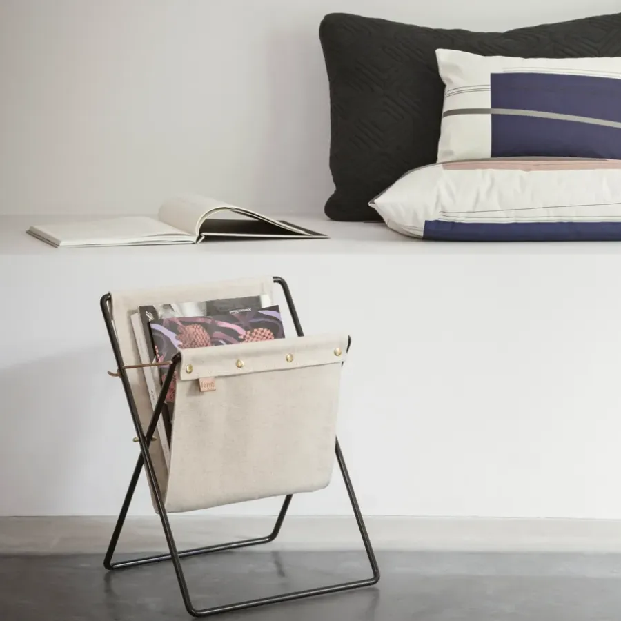 Ferm Living Herman tijdschriftenstandaard, zwart< Tijdschriftenrekken