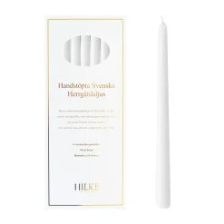 Hilke Collection Herrgårdsljus kaarsen 30 cm 6-pack, Wit glans< Kaarsen