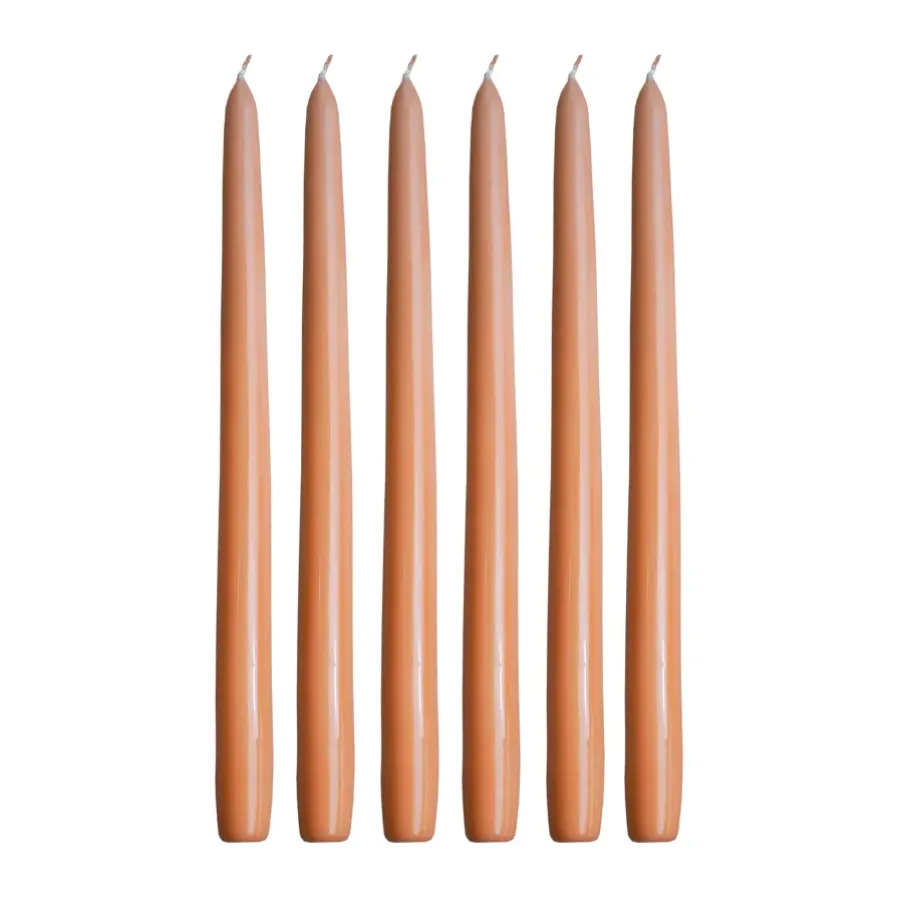 Hilke Collection Herrgårdsljus kaarsen 30 cm 6-pack, Abrikoos< Kaarsen