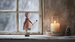 Kay Bojesen Denmark Het kleine meisje met de zwavelstokjes, Boek< Kerstdecoraties|Houten Beelden