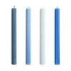 HAY Hexagon Candle kaarsen mix 4-pack, Blues< Kaarsen