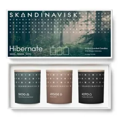 Skandinavisk Hibernation geurkaars geschenkset mini, 3-delig< Geurkaarsen & Aroma Diffusers