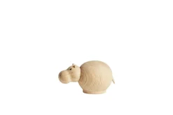 Woud Hibo houten nijlpaard, Small< Houten Beelden