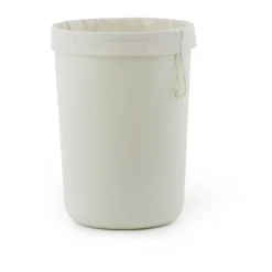 Normann Copenhagen Hide Laundry Basket Cotton Liner wasmandzak, Off White< Wasmanden