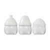 DBKD Hipster Triplets kerstdecoratie 3-pack, Shiny white< Kerstdecoraties