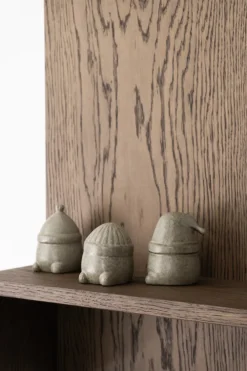 DBKD Hipster Triplets kerstdecoratie 3-pack, Beige< Kerstdecoraties