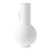 HKliving vaas L, 42 cm, Matt White< Vazen