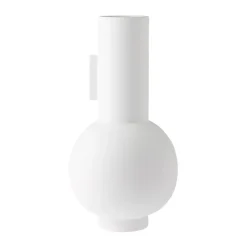 HKliving vaas L, 42 cm, Matt White< Vazen