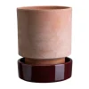 Bergs Potter Hoff pot, Ø16 cm, Raw Rosa-Deep Burgundy< Bloempotten