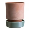 Bergs Potter Hoff pot, Ø14 cm, Raw Rosa-Misty Blue< Bloempotten