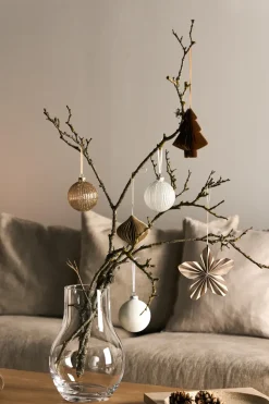 Scandi Living Holiday kerstballen 6-pack, White< Kerstdecoraties
