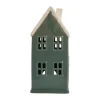 Lene Bjerre Hollia decoratiehuisje 29 cm, Dark green< Kerstdecoraties