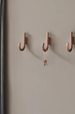 Gejst Hook haak 19 cm, Walnoot-messing< Haken & Hangers