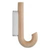 Gejst Hook haak mini 13,3 cm, Eikenhout-chroom< Haken & Hangers