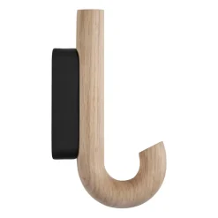 Gejst Hook haak mini 13,3 cm, Eikenhout-zwart< Haken & Hangers