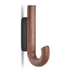 Gejst Hook haak mini 13,3 cm, Walnoot-zwart< Haken & Hangers