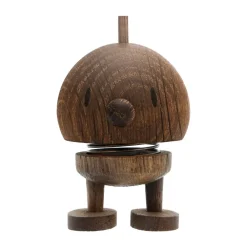 Hoptimist Bumble S figuur, Smoked oak< Houten Beelden
