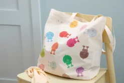 Hoptimist shopper tote bag, Multicolour< Opbergmanden