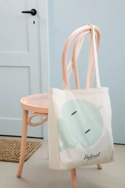 Hoptimist shopper tote bag, Blue< Opbergmanden