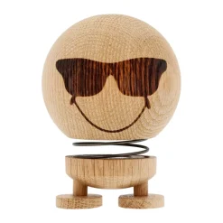 Hoptimist Smiley Cool M figuur, Raw oak< Houten Beelden