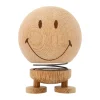 Hoptimist Smiley M figuur, Raw oak< Houten Beelden