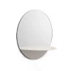 Normann Copenhagen Horizon spiegel rond, wit< Ronde Spiegels|Wandspiegels