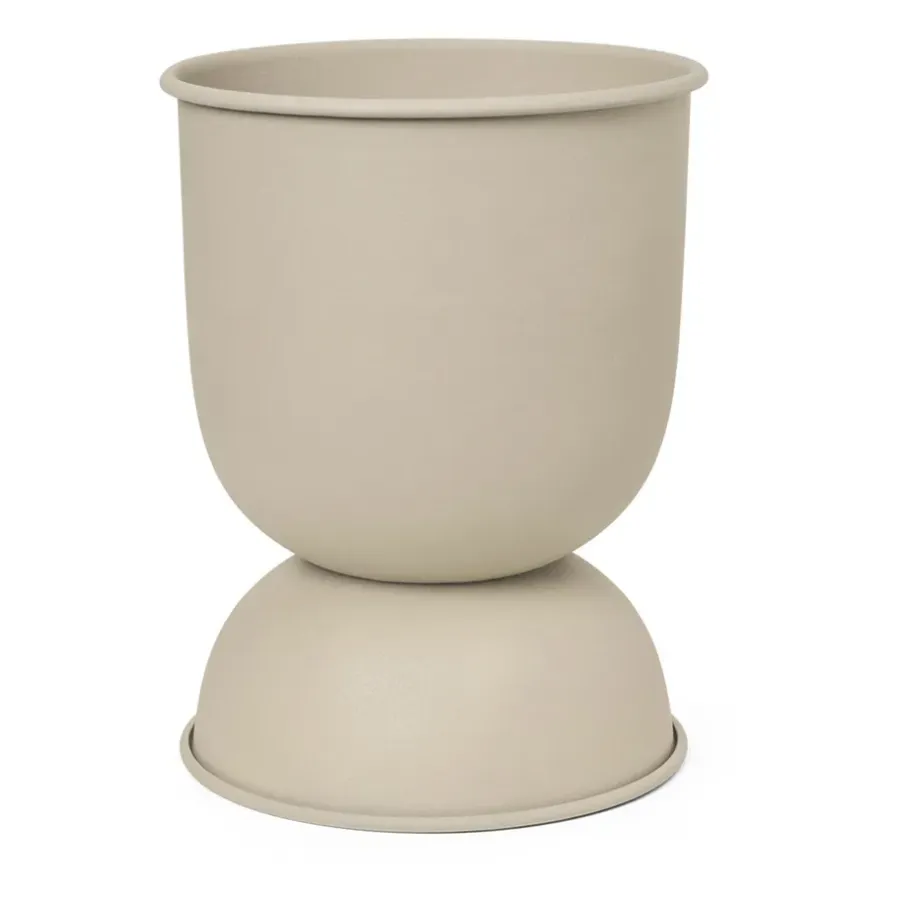 Ferm Living Hourglass bloempot extra small Ø21 cm, Cashmere< Bloempotten