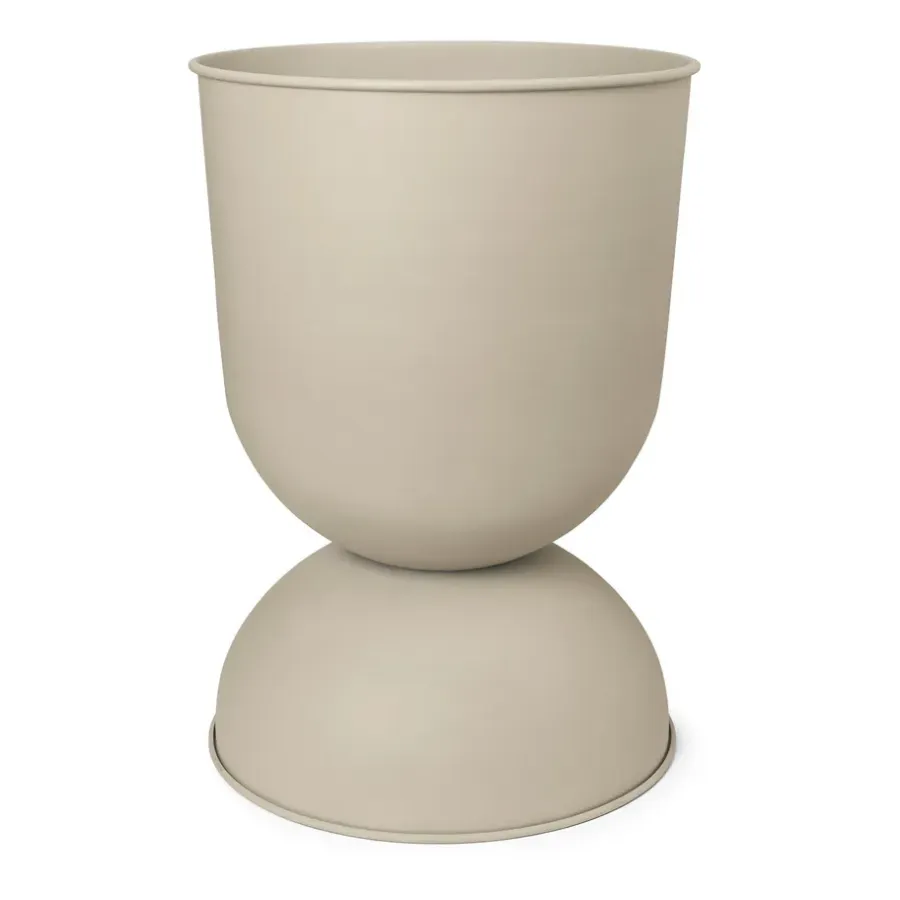 Ferm Living Hourglass pot klein Ø30 cm, Cashmere< Bloempotten