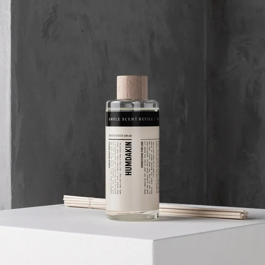Humdakin geurstokjes refill 250 ml, Ample< Geurkaarsen & Aroma Diffusers