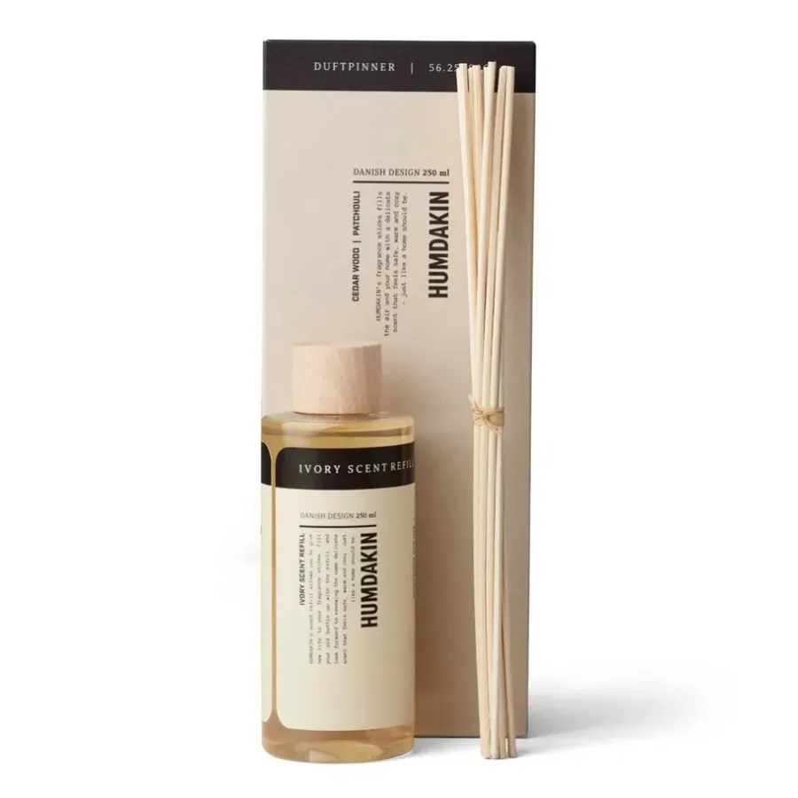 Humdakin geurstokjes refill 250 ml, Ivory< Geurkaarsen & Aroma Diffusers