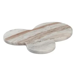 Humdakin marmerplateau 26 cm, Brown< Decoratieve Accessoires|Decoratieve Dienbladen