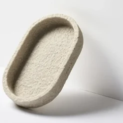Humdakin Sandstone ovaal dienblad 15x25 cm, Natural< Decoratieve Accessoires|Kerstdecoraties