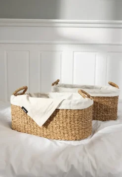 Humdakin wasmand laag 2-delig, Zeegras< Wasmanden