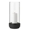 Stelton Hurricane kaarsenhouder zwart, Klein< Kaarsenhouders & Kaarsenborden
