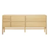 1898 Hylte sideboard 6 lades 172x73 cm, Eikenhout< Ladekasten & Dressoirs