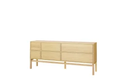 1898 Hylte sideboard 6 lades 172x73 cm, Eikenhout< Ladekasten & Dressoirs