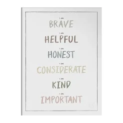 Kunskapstavlan® I am poster 30x40 cm, Dusty pastel< Posters