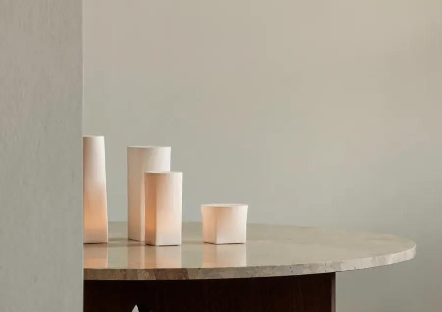 Audo Copenhagen Ignus ledverlichting 8 cm, Ivoorwit< Led-Kaarsen
