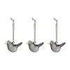Iittala glazen vogel, Grijs, 3-pack< Paasdecoratie