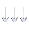 Iittala glazen vogel, Helderblauw, mini, 3-pack< Paasdecoratie