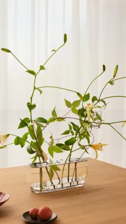 Fritz Hansen Ikebana vaas roestvrij staal, Long< Vazen