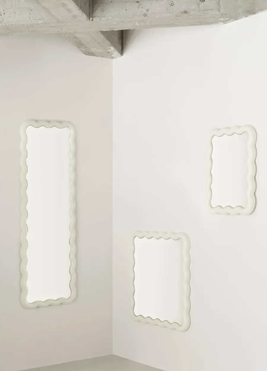 Normann Copenhagen Illu spiegel 65x50 cm, Wit< Wandspiegels